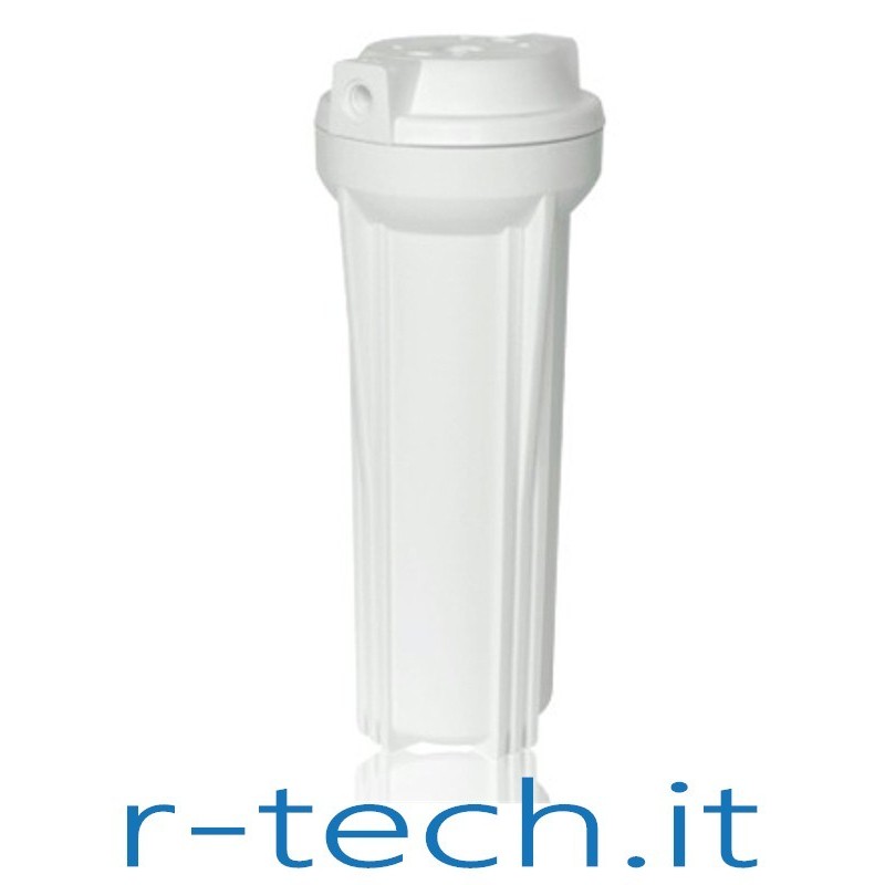 PORTA FILTRO PER CARTUCCE FILTRANTI 1°, 2° E 3° STADIO - COLORE BIANCO PORTA FILTRO PER CARTUCCE FILTRANTI 1°, 2° E 3° STADIO - COLORE BIANCO