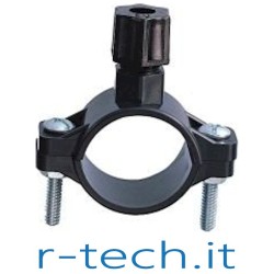 PRESA A STAFFA PER SCARICO SISTEMA OSMOSI INVERSA CON ATTACCO A COMPRESSIONE DA 1/4"