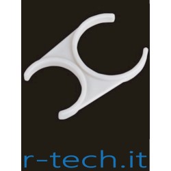 CLIP DOPPIA 60 X 50 MM PER IMPIANTI AD OSMOSI INVERSA