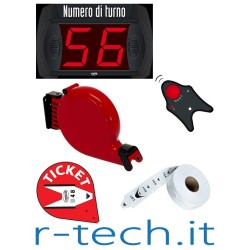 KIT ELIMINACODE COMPLETO DI DISPLAY